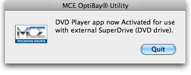 Utilize the included OptiBay Utlity Software